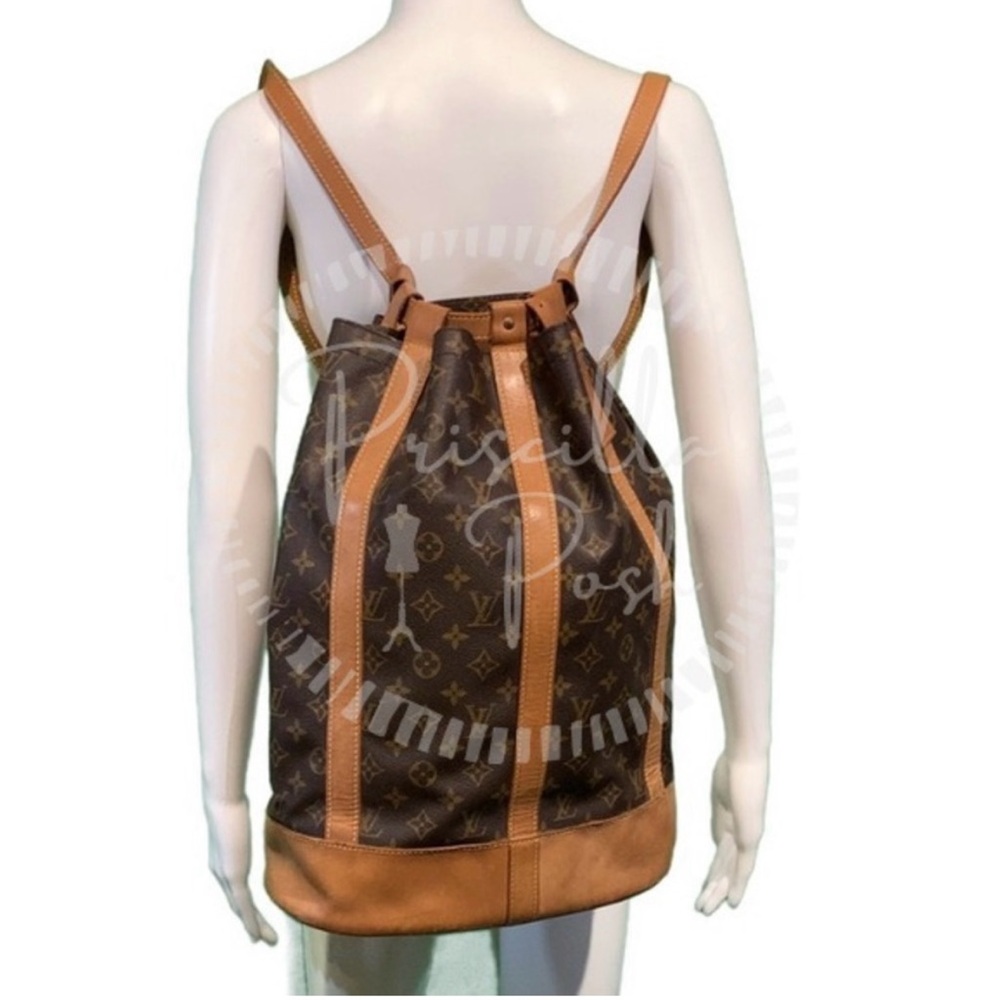 Louis Vuitton Large Randonnee Monogram Backpack Bag